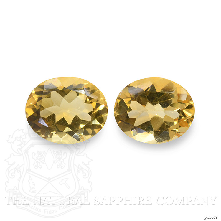 7.57 Ct.Tw. Citrine Pair from Brazil