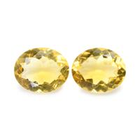 7.10 Ct.Tw. Oval Citrine Pair