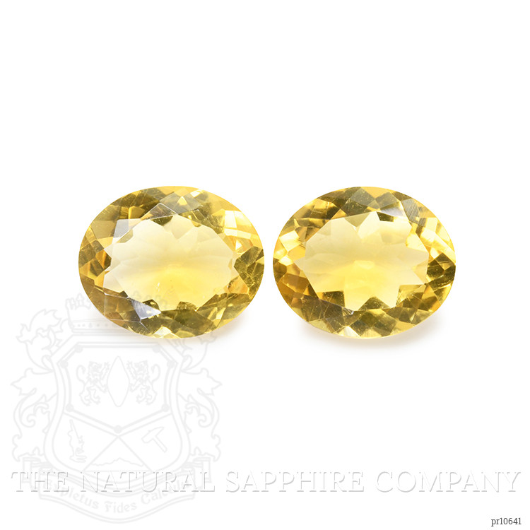7.10 Ct.Tw. Citrine Pair from Brazil
