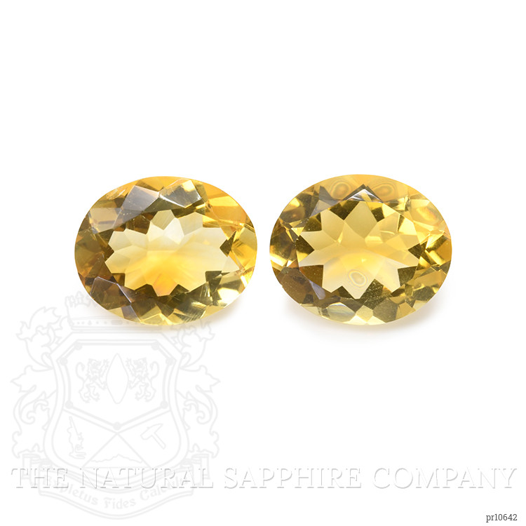 7.20 Ct.Tw. Citrine Pair from Brazil