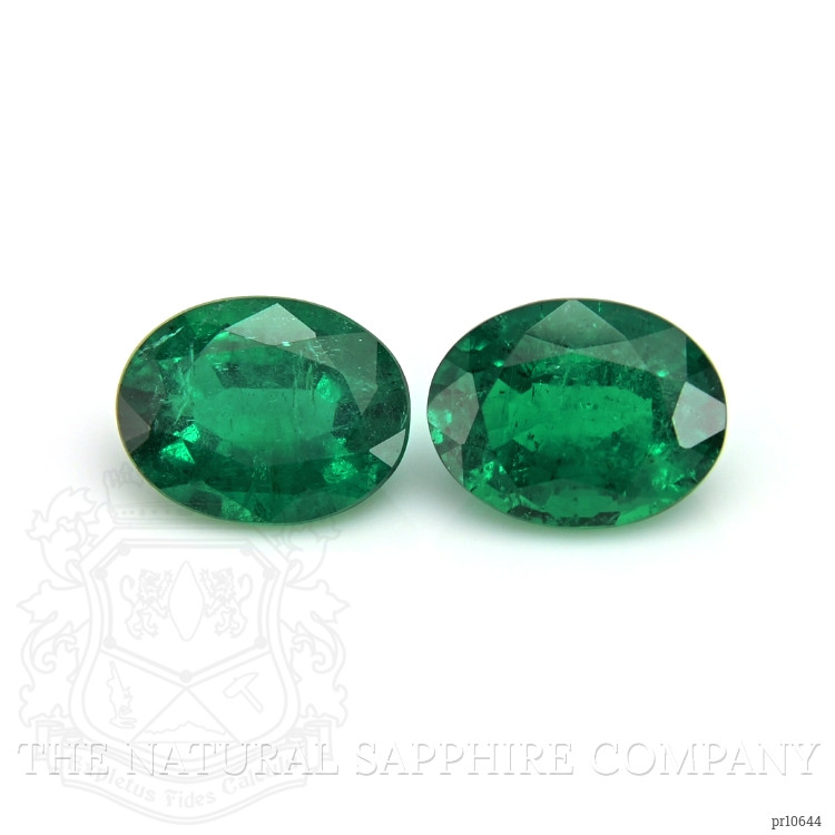 3.25 Ct.Tw. Emerald Pair from Zambia