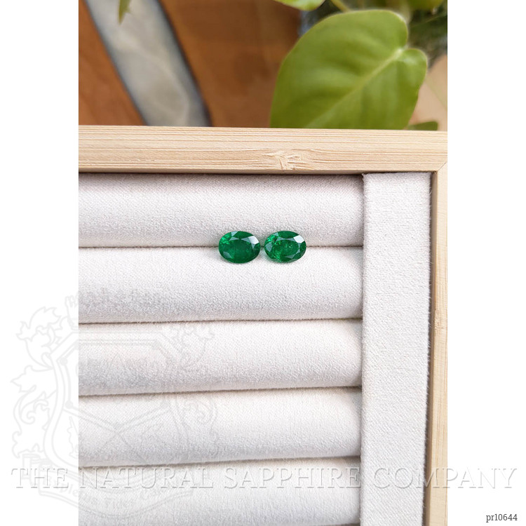 3.25 Ct.Tw. Emerald Pair from Zambia