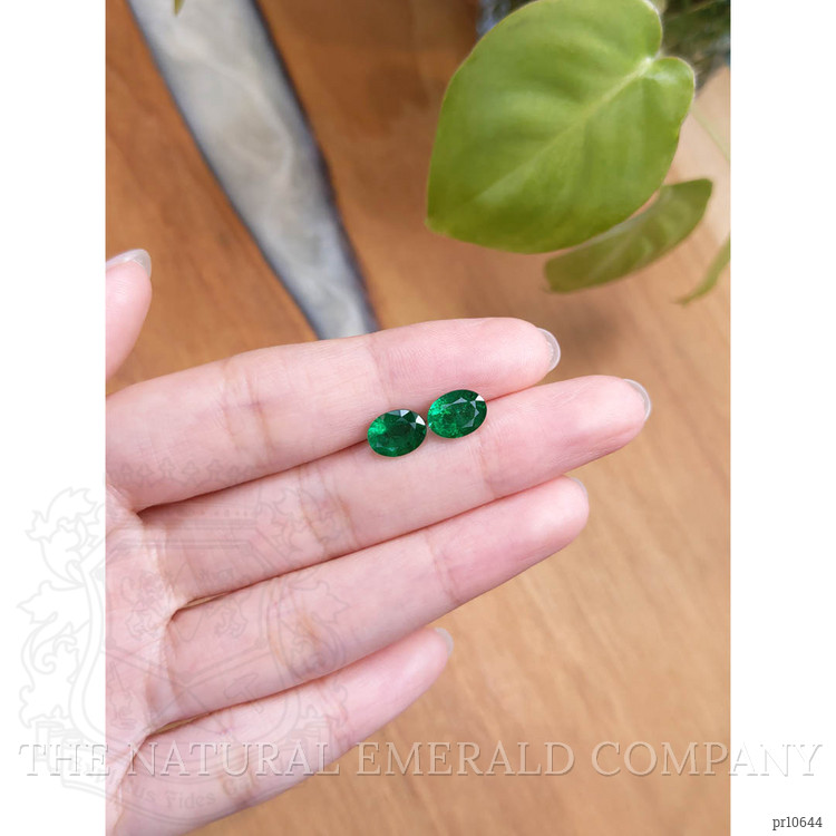 3.25 Ct.Tw. Emerald Pair from Zambia