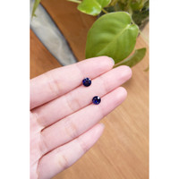 2.07&nbsp;Ct.Tw.Total Carat Weight Blue Sapphire Pair from Ceylon (Sri Lanka) Life Style