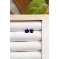 2.07&nbsp;Ct.Tw.Total Carat Weight Blue Sapphire Pair from Ceylon (Sri Lanka) Life Style