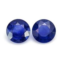 2.10&nbsp;Ct.Tw.Total Carat Weight Blue Sapphire Pair from Ceylon (Sri Lanka) Video