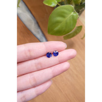 2.10&nbsp;Ct.Tw.Total Carat Weight Blue Sapphire Pair from Ceylon (Sri Lanka) Life Style
