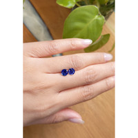 2.13&nbsp;Ct.Tw.Total Carat Weight Blue Sapphire Pair from Ceylon (Sri Lanka) Life Style
