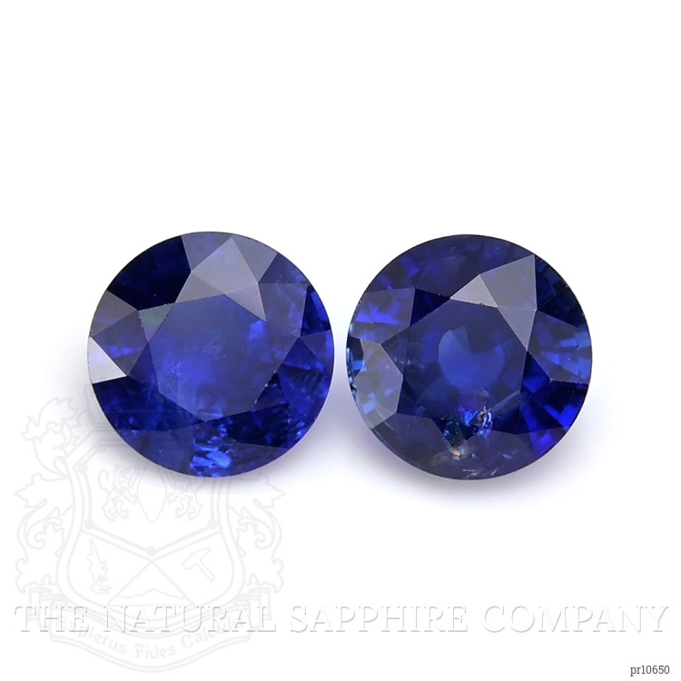 2.13 Ct.Tw. Blue Sapphire Pair from Ceylon (Sri Lanka)