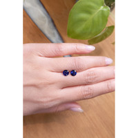 2.15&nbsp;Ct.Tw.Total Carat Weight Blue Sapphire Pair from Ceylon (Sri Lanka) Life Style