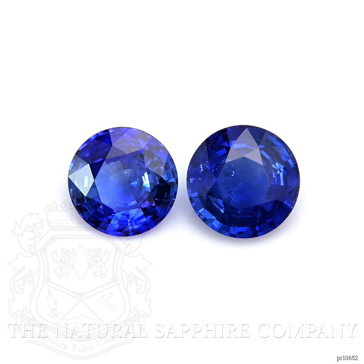 1.69 Ct.Tw. Blue Sapphire Pair from Ceylon (Sri Lanka)