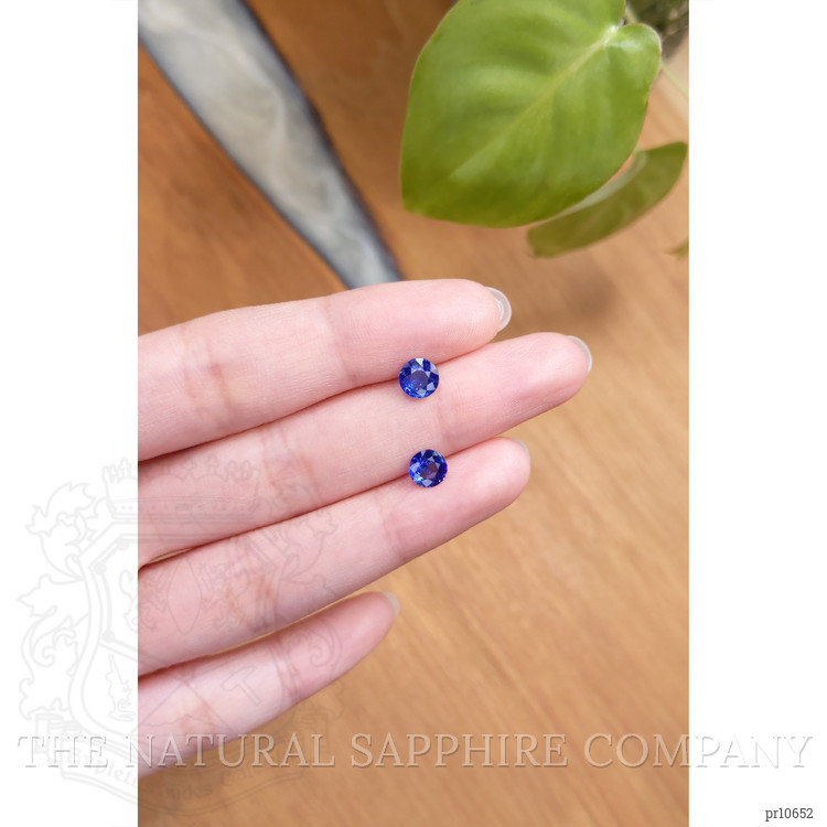 1.69 Ct.Tw. Blue Sapphire Pair from Ceylon (Sri Lanka)
