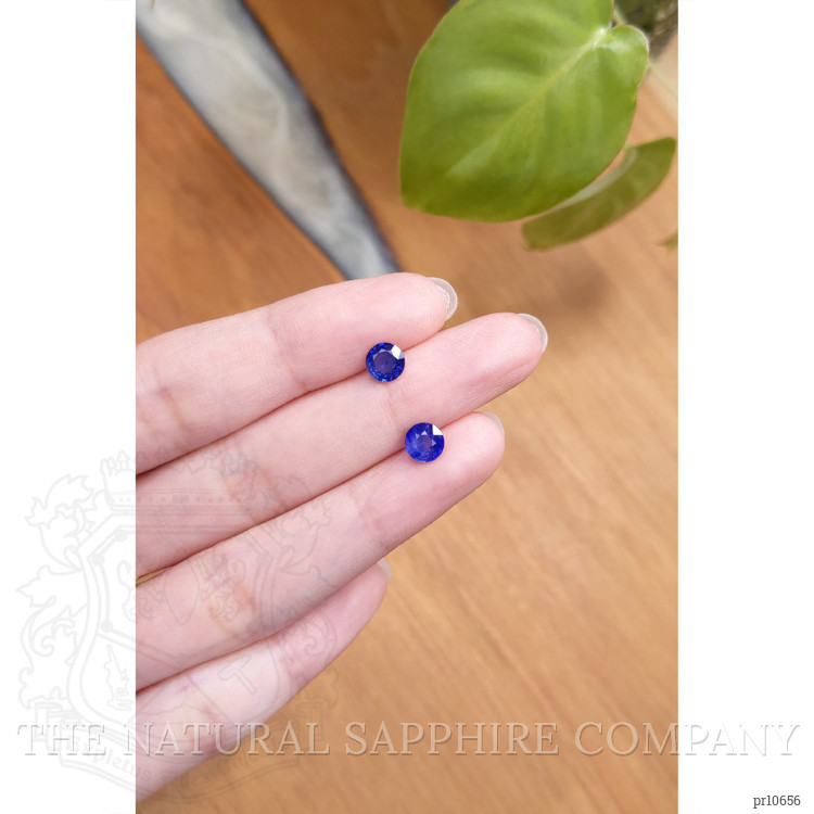 1.99 Ct.Tw. Blue Sapphire Pair from Ceylon (Sri Lanka)