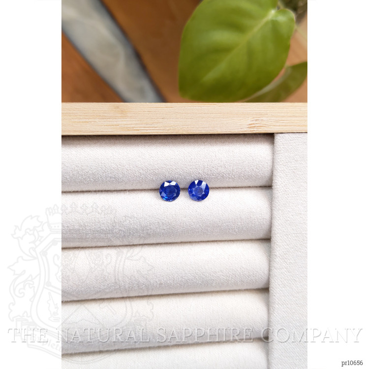 1.99 Ct.Tw. Blue Sapphire Pair from Ceylon (Sri Lanka)