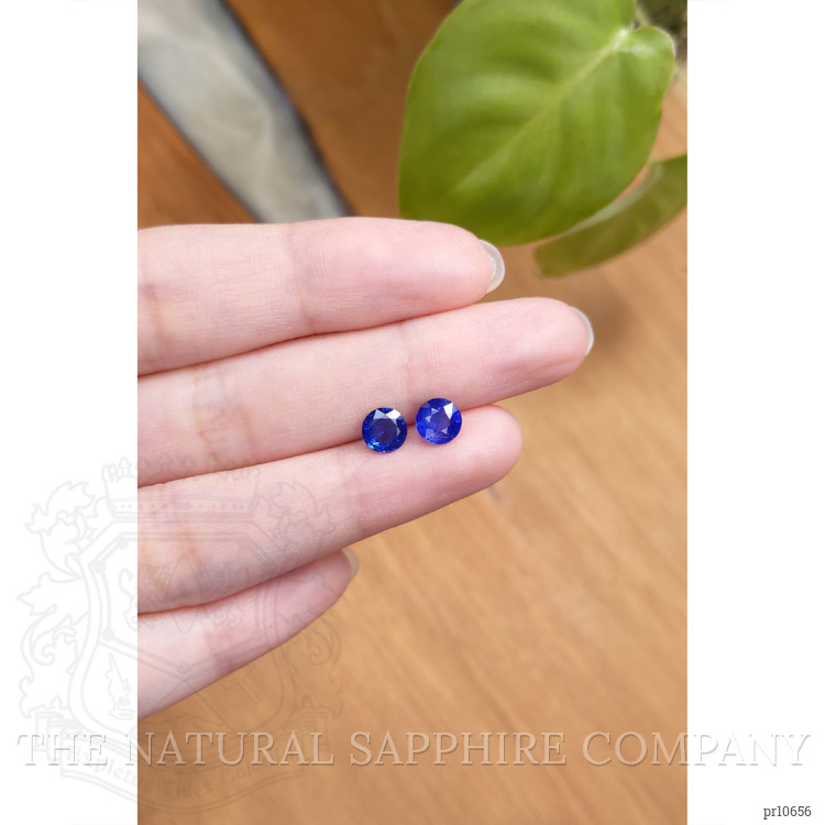 1.99 Ct.Tw. Blue Sapphire Pair from Ceylon (Sri Lanka)