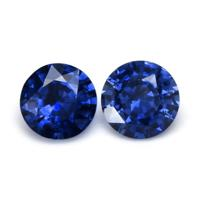 2.27&nbsp;Ct.Tw.Total Carat Weight Blue Sapphire Pair from Ceylon (Sri Lanka) Video