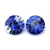 1.95&nbsp;Ct.Tw.Total Carat Weight Blue Sapphire Pair from Ceylon (Sri Lanka) Video