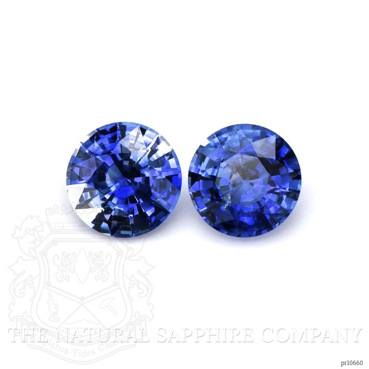 1.95 Ct.Tw. Blue Sapphire Pair from Ceylon (Sri Lanka)