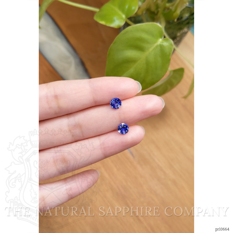 2.02 Ct.Tw. Blue Sapphire Pair from Ceylon (Sri Lanka)