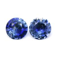 1.55&nbsp;Ct.Tw.Total Carat Weight Blue Sapphire Pair from Ceylon (Sri Lanka) Video