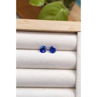 1.55&nbsp;Ct.Tw.Total Carat Weight Blue Sapphire Pair from Ceylon (Sri Lanka) Life Style