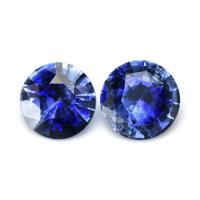 1.68&nbsp;Ct.Tw.Total Carat Weight Blue Sapphire Pair from Ceylon (Sri Lanka) Video