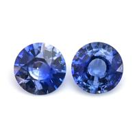 1.77&nbsp;Ct.Tw.Total Carat Weight Blue Sapphire Pair from Ceylon (Sri Lanka) Video