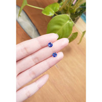 1.77&nbsp;Ct.Tw.Total Carat Weight Blue Sapphire Pair from Ceylon (Sri Lanka) Life Style