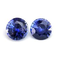2.06&nbsp;Ct.Tw.Total Carat Weight Blue Sapphire Pair from Ceylon (Sri Lanka) Video