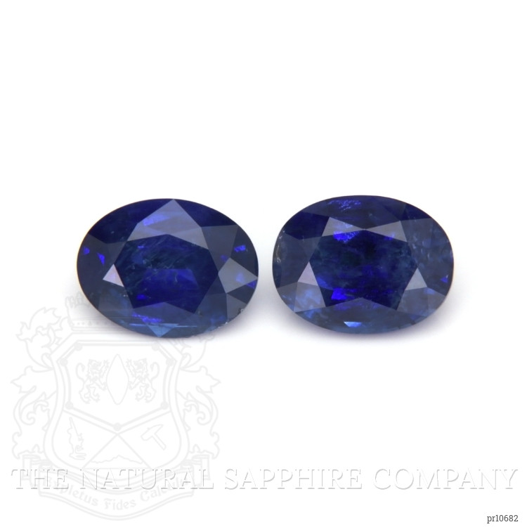 4.16 Ct.Tw. Blue Sapphire Pair from Ceylon (Sri Lanka)