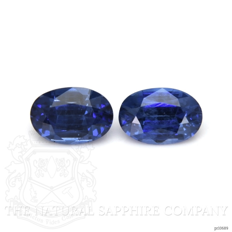 1.48 Ct.Tw. Blue Sapphire Pair from Ceylon (Sri Lanka)