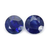 2.01&nbsp;Ct.Tw.Total Carat Weight Blue Sapphire Pair from Ceylon (Sri Lanka) Video