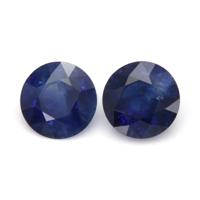 2.15&nbsp;Ct.Tw.Total Carat Weight Blue Sapphire Pair from Ceylon (Sri Lanka) Video