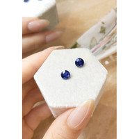 2.15&nbsp;Ct.Tw.Total Carat Weight Blue Sapphire Pair from Ceylon (Sri Lanka) Life Style