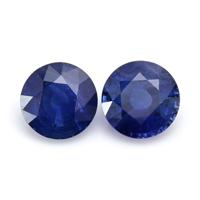 1.93&nbsp;Ct.Tw.Total Carat Weight Blue Sapphire Pair from Ceylon (Sri Lanka) Video
