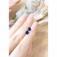 1.93&nbsp;Ct.Tw.Total Carat Weight Blue Sapphire Pair from Ceylon (Sri Lanka) Life Style