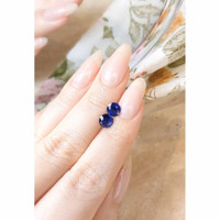 1.99&nbsp;Ct.Tw.Total Carat Weight Blue Sapphire Pair from Ceylon (Sri Lanka) Life Style