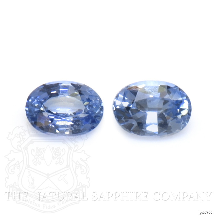 0.98 Ct.Tw. Blue Sapphire Pair from Ceylon (Sri Lanka)