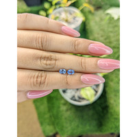 0.98&nbsp;Ct.Tw.Total Carat Weight Blue Sapphire Pair from Ceylon (Sri Lanka) Life Style
