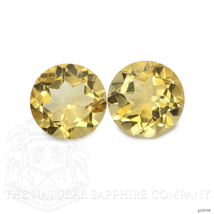 6.64 Ct.Tw. Citrine Pair from Brazil
