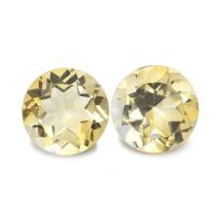 6.02 Ct.Tw.Total Carat Weight Citrine Pair from Brazil Image