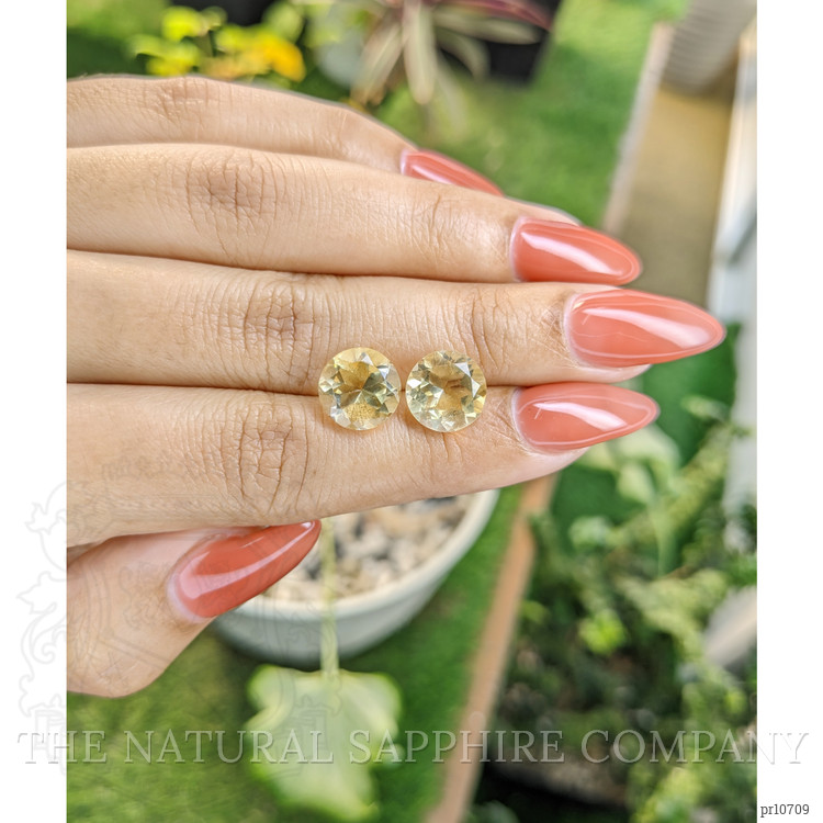6.02 Ct.Tw. Citrine Pair from Brazil