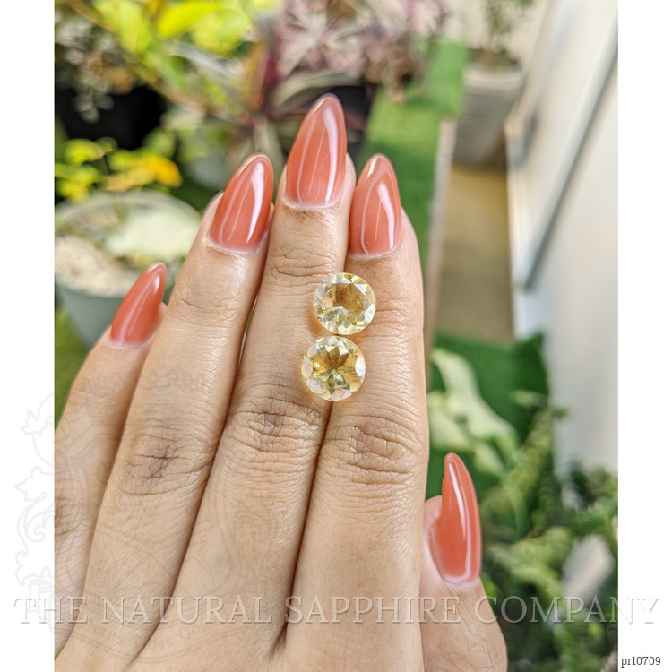 6.02 Ct.Tw. Citrine Pair from Brazil
