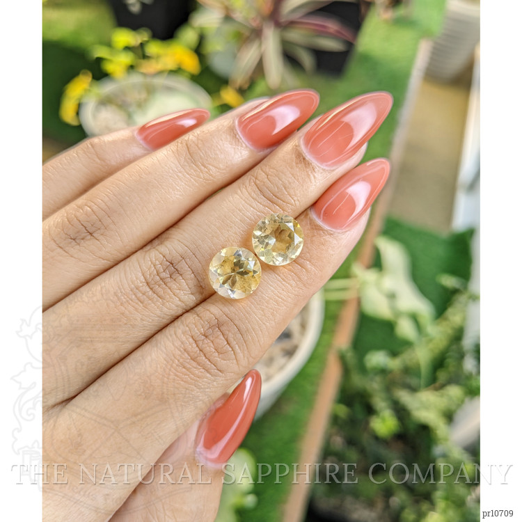6.02 Ct.Tw. Citrine Pair from Brazil