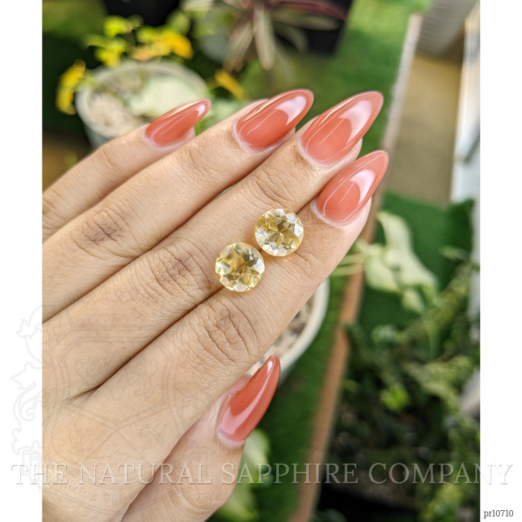 6.22 Ct.Tw. Citrine Pair from Brazil