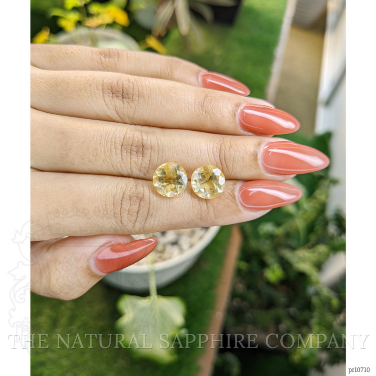 6.22 Ct.Tw. Citrine Pair from Brazil