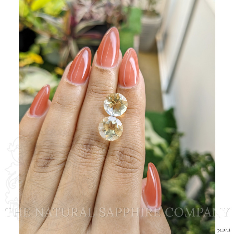 6.37 Ct.Tw. Citrine Pair from Brazil