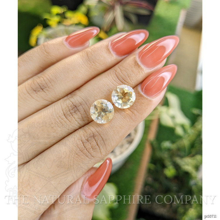 6.37 Ct.Tw. Citrine Pair from Brazil