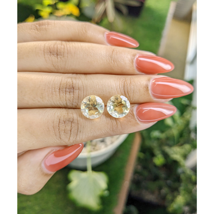 6.37 Ct.Tw. Citrine Pair from Brazil