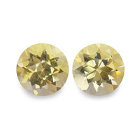 6.45 Ct.Tw. Round Citrine Pair